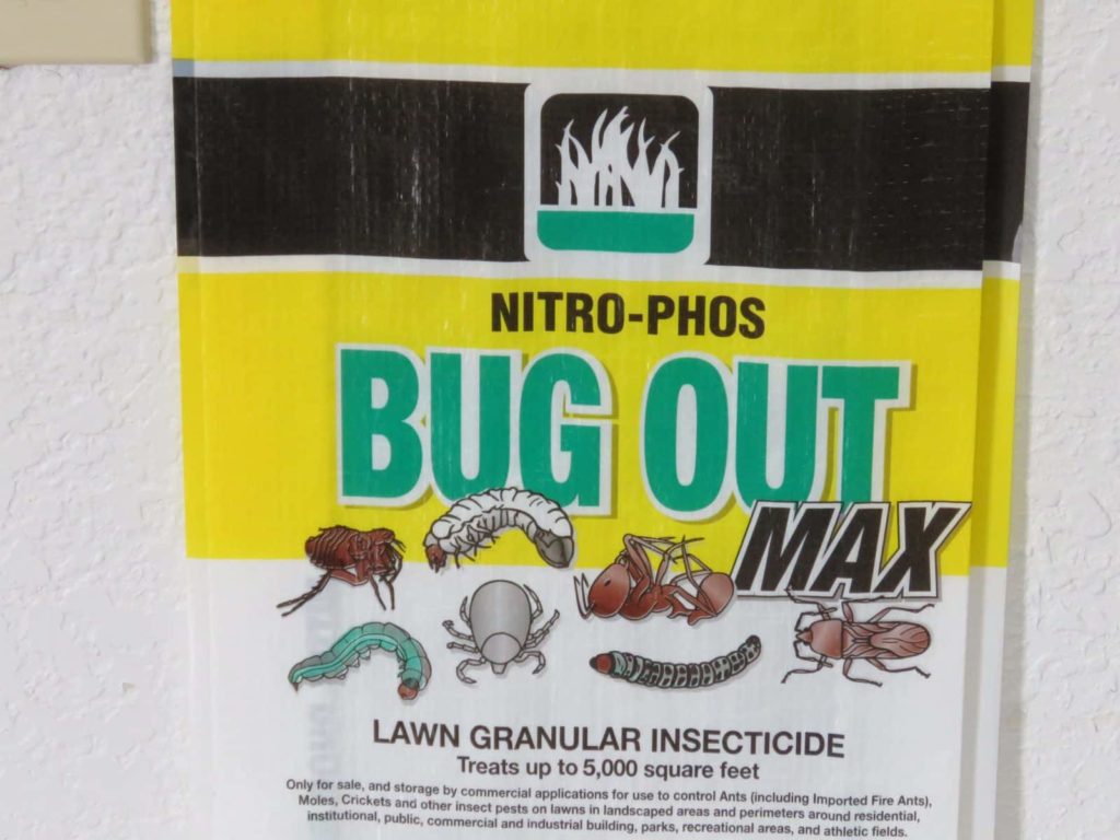 Nitro Phos Bug Out Max Insecticide to Kill Sod Webworms