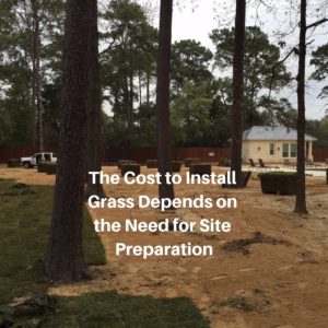 The Cost to Install Grass Depends on the Need for Site Preparation