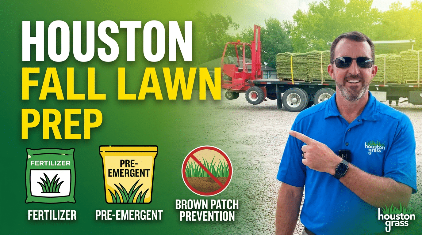 Houston Fall Lawn Prep: Fertilizer, Pre-Emergent & Brown Patch Prevention